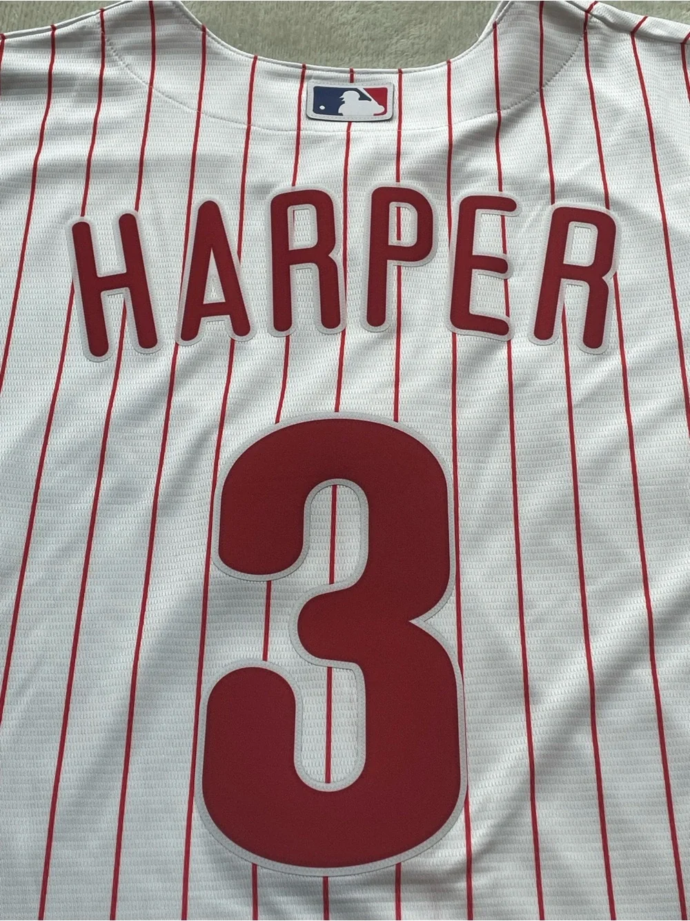 Nike Philadelphia Phillies Bryce Harper Home White Jersey Mens XXL New